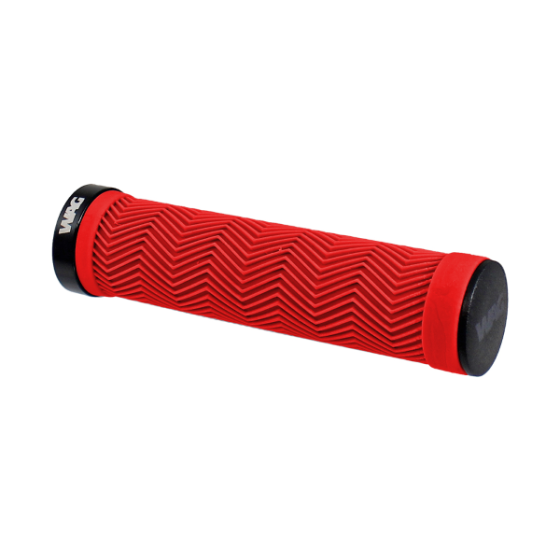 Wag Coppia manopole Wave Lock-On Rosso Nero